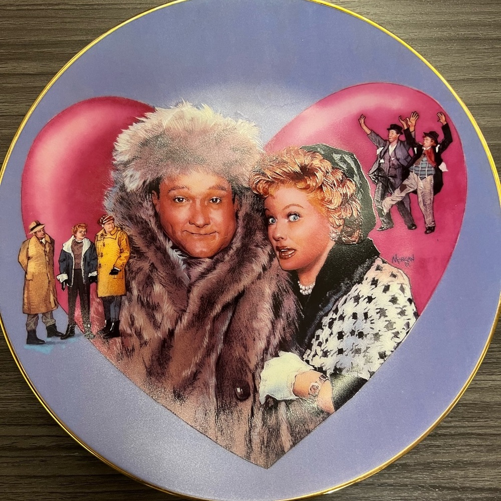 I love Lucy collector plate
